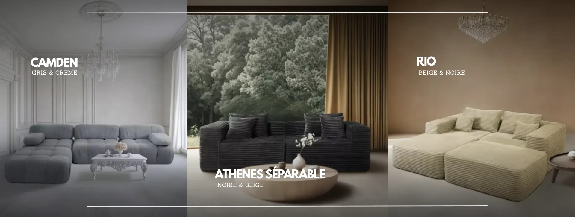 Les canapés compressés pour petits appartements offrent un design compact